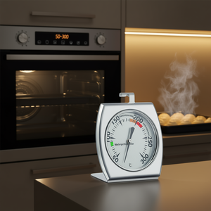 SUNARTIS เครื่องวัดอุณหภูมิเตาอบ 50-300C เครื่องมือครัวสแตนเลสแบบสแตนด์อโลน - Product Image 3