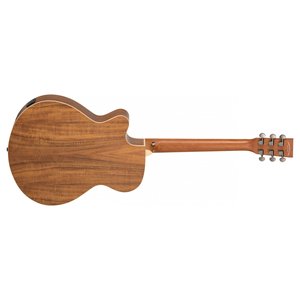 Guitare acoustique Reunion Pro, échelle 650 mm, table en koa satiné naturel - Product Image 2