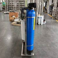 Machine de filtration et adoucisseur d'eau intégrée 2-en-1 500 LPH pour traitement de l'eau dure avec filtre post-PP à 3 étapes pour hôtel
