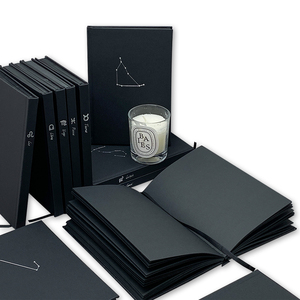 Carnet de notes personnalisé en papier noir 12 Horoscopes Constellation Journal - Product Image 6