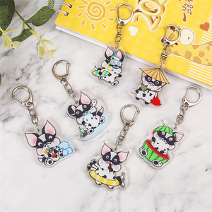 พวงกุญแจอีพ็อกซี่โฮโลแกรมอีพ็อกซี่กันน้ำอะคริลิคสองด้านออกแบบโลโก้ได้ตามต้องการสำหรับแฟนการ์ตูนอนิเมะที่ทนทาน - Product Image 2