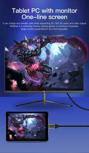 Pd 100W <span class=keywords><strong>USB</strong></span> <span class=keywords><strong>3</strong></span>.<span class=keywords><strong>1</strong></span> <span class=keywords><strong>Gen2</strong></span> Loại C Để Loại C Cáp Hỗ Trợ 4K Âm Thanh Video 10Gbps Tốc Độ Truyền Cho MacBook Pro - Product Image 4