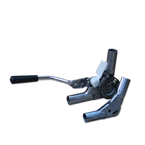 Aluminum Alloy Furniture Hinge KF-J18 Multi Angle Adjustment One Hand Control Surface Mount Minimalist Design - Product Image 1