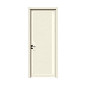 2025 nuevo diseño moderno de roble macizo de teca Cheer puerta de madera puertas internas compuestas de madera para dormitorio con cerradura inteligente - Product Image 2