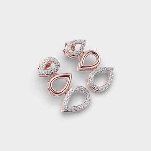 Timeless Diamond <b>Stud</b> <b>Earrings</b> Crafted in 925 Sterling <b>Silver</b> Fine Jewelry for Wedding Bridal Anniversary Gift - Product Image 3