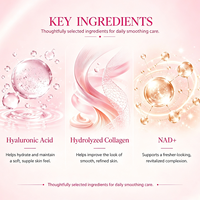 Sérum Éclaircissant OEM ODM NAD+ Peptide 30ml Marque Privée Raffermissant Anti-Âge Liquide pour le Visage Usage Domestique Acide Hyaluronique Éclat Quotidien