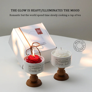 2025 Luxury Camellia Flower Soy Wax <b>Perfumed</b> Aroma Wedding Gift Candle Scented Candle for Holidays-Christmas New Year - Product Image 2