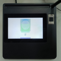 Pad Tanda Tangan Elektronik Hotel Digital Bank Hitam