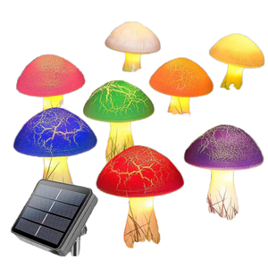 <span class=keywords><strong>Lampe</strong></span> LED <span class=keywords><strong>solaire</strong></span> étanche IP65 à succès pour extérieur, motif champignon, pour pelouse, avec fonctionnement 1 à 8 - Product Image 1