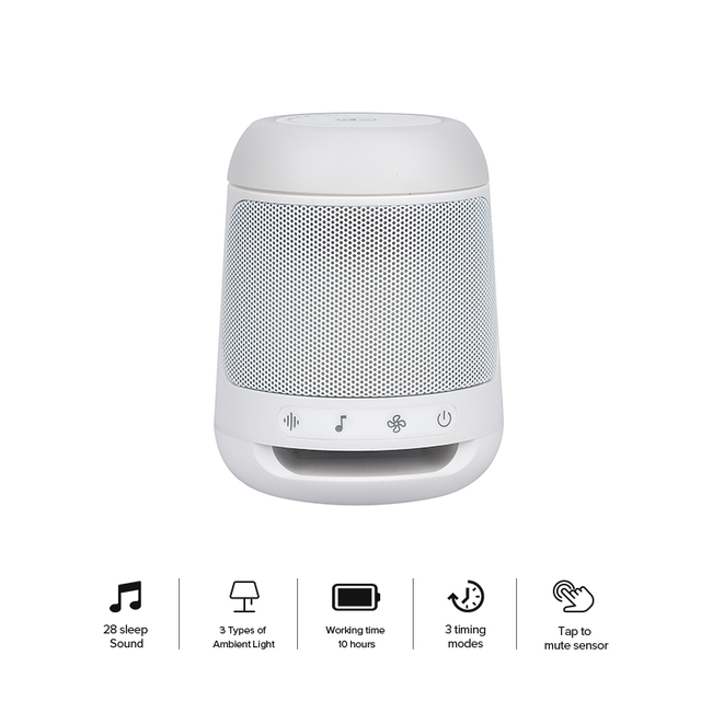 New Portable White Noise Sound Machine for Baby Adult Sleeping with 28 Smoothing Nature Sound