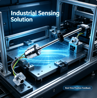 Sensor de Desplazamiento de Salida Directa Analógica MI de 50mm~2500mm para Maquinaria de Ingeniería/Energía Eólica