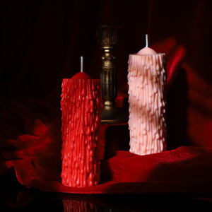 Vela de cera de soja de baja temperatura, color rojo rosa, SM, vela erótica para masajes, para parejas, uso adulto. - Product Image 2