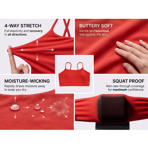 Précommande <span class=keywords><strong>Prix</strong></span> Usine Soutien-gorge de Sport Vêtements de Fitness Yoga Vente en Gros Haut Court Rembourré pour Femme Entraînement Gym Yoga - Product Image 2