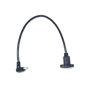 Câble d'extension <span class=keywords><strong>USB</strong></span> 2.0 de type C mâle vers <span class=keywords><strong>prise</strong></span> <span class=keywords><strong>micro</strong></span> femelle <span class=keywords><strong>USB</strong></span> Type C à angle droit à monter sur panneau avec vis pour appareil photo et ordinateur - Product Image 5
