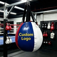 Sac de frappe lourd pour boxe et Muay Thai, en cuir et microfibre de haute qualité, option logo personnalisé, confortable, 30 kg