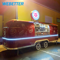 Remorque alimentaire de bar à cocktails mobile en Chine Remorques de rue légale moderne Camion de nourriture boisson mobile Magasin d'alimentation avec salle de bain