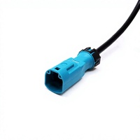 Cable Ethernet Automotriz Impermeable HSD Z-Code Hembra a Hembra de 4 Pines, Original Rosenberger D4K14A-1D5A5-Z, Alta Velocidad LVDS