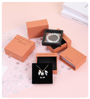 Boîte cadeau écologique personnalisée avec logo, recyclable, faite à la main, revêtement UV, fermeture magnétique pour bijoux, collier, bracelet, bagues, en papier