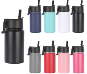 Wholesale Stainless Steel Gym Water Tumbler with Straw Vacuum Insulated Portable Thermos <strong>by</strong> Bulk Featuring Logo <strong>Design</strong> <strong>Lids</strong> - Product Image 2