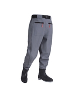 TOPIND Vente en gros Offre Spéciale Wader de taille en nylon avec bottes Simm Wader de taille pour la pêche