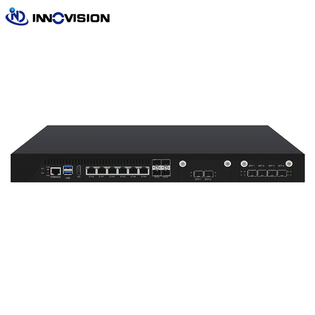 Factory OEM 6 2.5G LAN Expand 4 10Gb SFP+ Port Support LGA 1700 Intel I3 I5 I7 12/13/14 Gen Cpu 1U Network Firewall Server
