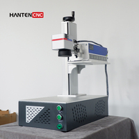 Machine de marquage laser UV de bureau Hantencnc nouvelle génération 20W 50W 100W avec refroidissement par air et prise en charge des formats graphiques DXF PLT