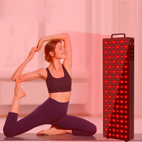 Panneau de luminothérapie LED rouge pour le corps entier, soin de la peau, appareil de lumière infrarouge avec utilisation à domicile, 120 LED
