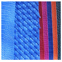 Rouleau cuir PU synthétique gaufré Crocodile, Grain Crocodile, pour sac, matériel pour sacs
