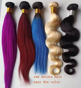 Extensiones de Cabello Humano Virgen Malayo Remy, Ondulado Natural, Grado 7A-10A, Doble Trama a Máquina, en Venta al Por Mayor - Product Image 2