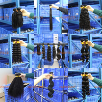 Extensions de cheveux brésiliens humains rugueux, 30-40 pouces, postiches à cuticules, cheveux humains tibétains rugueux, bon marché