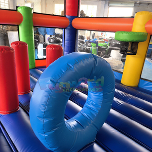 Castillo inflable gigante arcoíris de calidad comercial para fiestas al aire libre, brincolín inflable para niños - Product Image 5