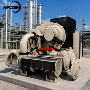 Compresseur de gaz centrifuge industriel APCOM, unité pour la compression de l'azote, du gaz naturel et des gaz d'échappement - Product Image 5