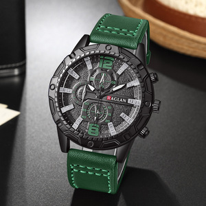 Nuovo Elegante Orologio al Quarzo da <span class=keywords><strong>Uomo</strong></span> con Cassa in Lega, Cinturino in Ecopelle, Quadrante con Lancette, Stile Antico - Product Image 5