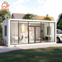 Conteneur Modulaire Préfabriqué Mobile Démontable de 40 pieds à Isolation Thermique Rapide pour Bureau Extérieur Moderne, Chambre, Salon, Entrée de Centre Commercial