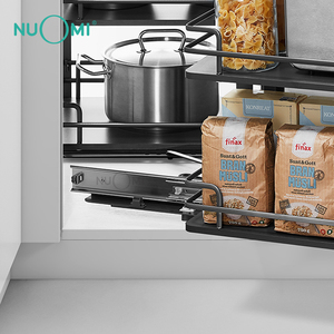 NUOMI-estante giratorio de cocina, serie Majaz, armario extraíble, cesta, esquina mágica - Product Image 5