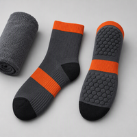 Chaussettes de marathon respirantes et rembourrées à talon profond pour la course en trail – Vente en gros