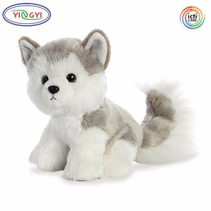 Decoración para el hogar suave colgante gris Retriever perro <span class=keywords><strong>de</strong></span> peluche Animal <span class=keywords><strong>de</strong></span> juguete 12 pulgadas <span class=keywords><strong>de</strong></span> pie Siberian <span class=keywords><strong>Husky</strong></span> <span class=keywords><strong>cachorro</strong></span> forma perro Animal <span class=keywords><strong>de</strong></span> peluche - Product Image 5