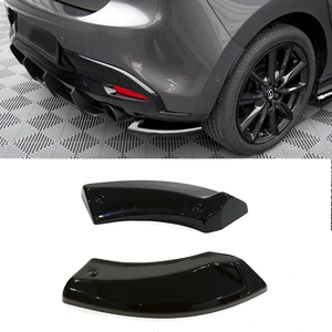 Personalización de Fábrica, Difusor Trasero Lateral para Automóvil en Negro Brillante ABS para <span class=keywords><strong>Mazda3</strong></span> <span class=keywords><strong>Hatchback</strong></span> 2019 2020 2021 2022 <span class=keywords><strong>2023</strong></span> 2024 2025 2026 - Product Image 1