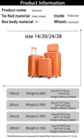 Valise rigide de luxe rose, sac de voyage mignon, anti-rayures, esthétique, valise à roulettes pour femmes et filles, vente en gros