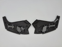 Couvre-phare en fibre de carbone RSC Design pour BMW Série 5 G30 F90 M5, panneau de garniture du compartiment moteur, système d'admission d'air froid