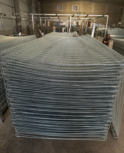 Welded Square Hole Galvanized Iron Wire <b>Mesh</b> Fence Panel for Security Applications - Product Image 4