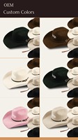 Topi Fedora Unisex dari Wol Australia Berkualitas Tinggi untuk Cowgirl dan Cowboy, Grosir Musim Dingin, Beli dalam Jumlah Besar, Logo Kustom untuk Pria, Perjalanan, dan Pesta