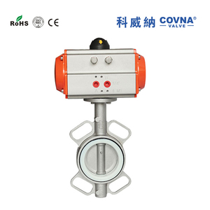 Vente de liquidation B2B COVNA : Vanne papillon pneumatique à double action en acier inoxydable 304, type wafer, pour le contrôle de l'air - Product Image 6