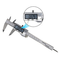 Micromètre 150MM 0.01MM 6 pouces LCD affichage métal règle boîte en plastique acier inoxydable électronique numérique Vernier pied à coulisse