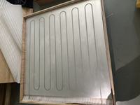 Plaque de refroidissement liquide en aluminium usinée sur mesure par CNC pour échangeur de chaleur de réfrigération
