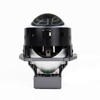 Vente chaude LANSEKO BI LED Projecteur LENS 3 Pouces Avec Module De Puce LED Amélioré Double Réflecteurs Pour Accessoires De Lumière De Voiture