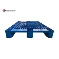 LYPALLETS 2025 NOUVEAU Modèle Heavy Duty Four Way Entry Durable 48x40 Palettes en plastique pour le rayonnage et le stockage en entrepôt