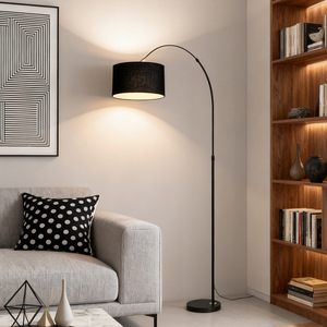 Modern basit balıkçı ışığı Nordic oturma odası kanepe çalışma yaratıcı ışık lüks kahve masası dikey zemin lambası lambası - Product Image 3