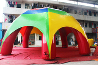 Tente d'événement extérieure, dôme de rebond, tente publicitaire en araignée, cabine gonflable, tente dôme gonflable commerciale en PVC