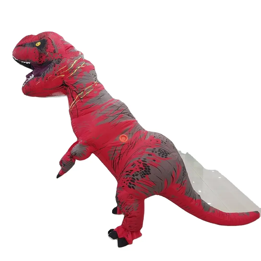 Günstiger Preis Aufblasbare Dinosaurier Cosplay zum Verkauf Aufblasbare Dinosaurier Kostüm Lustige Tricky Dinosaurier Halloween Kostüme